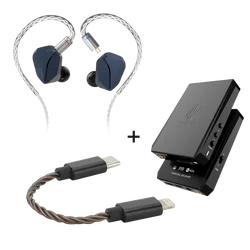 Hidizs MP145 Ultra-large Planar Magnetic HiFi In-ear Monitors MP145 + DH80S + LT02 Bundle