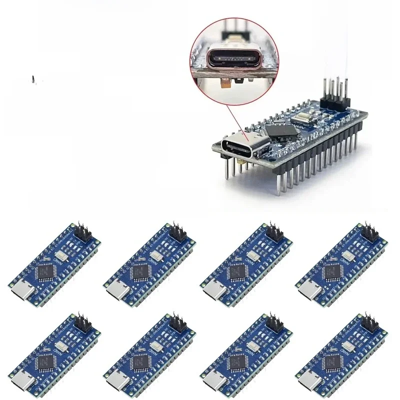1 - 10 SZT. Kontroler Nano Type-C USB Nano 3.0 z bootloaderem kompatybilny z Arduino, sterownik USB CH340, 16Mhz ATMEGA328P — zdjęcie produktu 6