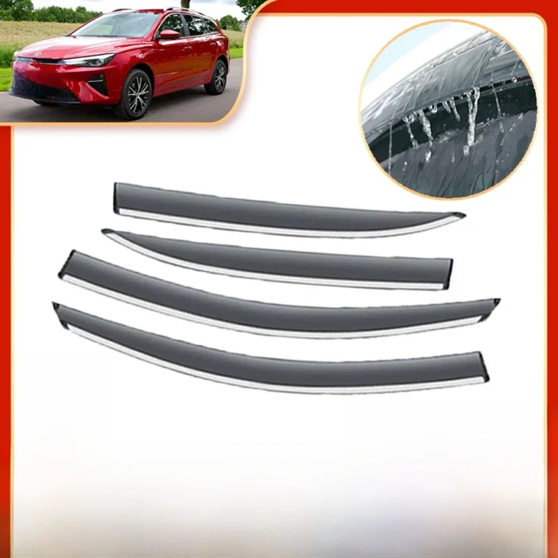 4x Szyby przednie do Roewe Ei5 MG5 EV MG EP Station Wagon 2018~2022 Akcesoria samochodowe Owiewki Owiewki Samochodowe Osłony bocznych szyb — zdjęcie 2