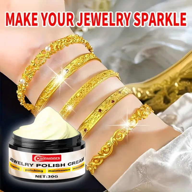 

Крем для восстановления ювелирных изделий: средство для удаления окисления/пятствий, оживляет блеск золотых и серебряных браслетов