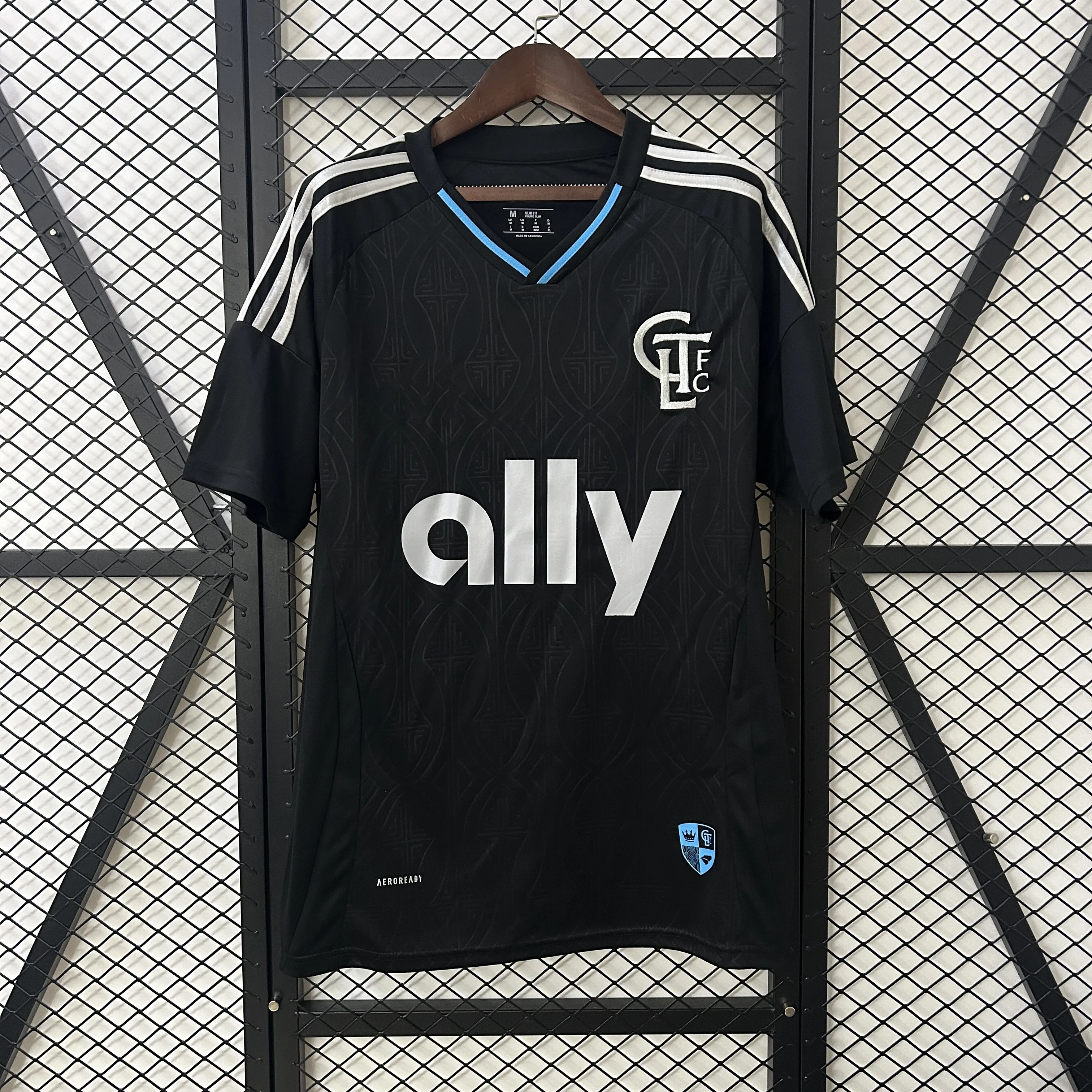 

Men's Wilfried Zaha Ashley Westwood Patrick Agyemang Shirt 2025 Black Soccer Jersey