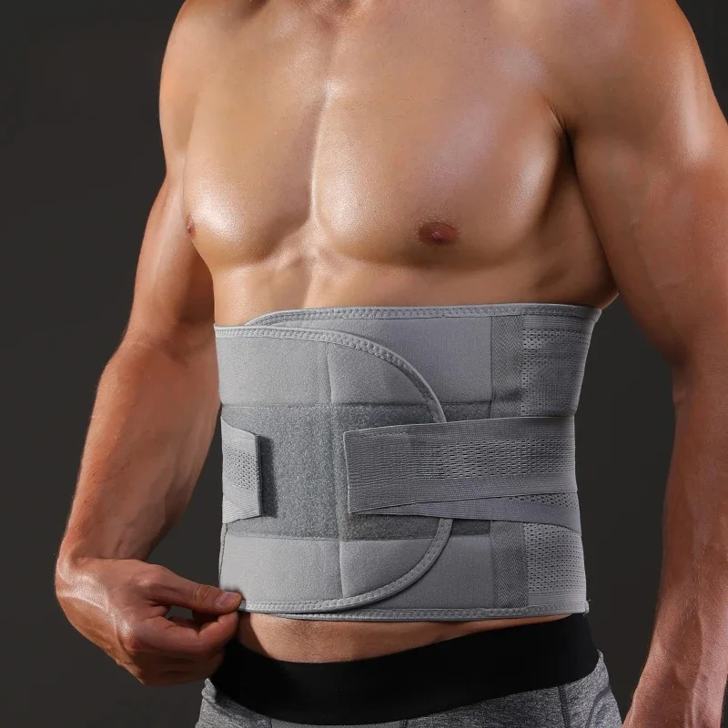 JINGBA SUPPORT Fitness-Taillen-Rückenstützgürtel Schweißgürtel Trainer Trimmer Bauchmuskeltrainer Sport-Lendenwirbelsäulenschutz
