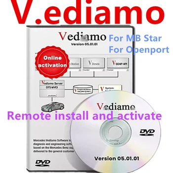 2022 Hot Vediamo 5.01.01 Remote Installation and Activation MB Star C4 SD C5 Openport Offline Programming By-pass Engineering Softw