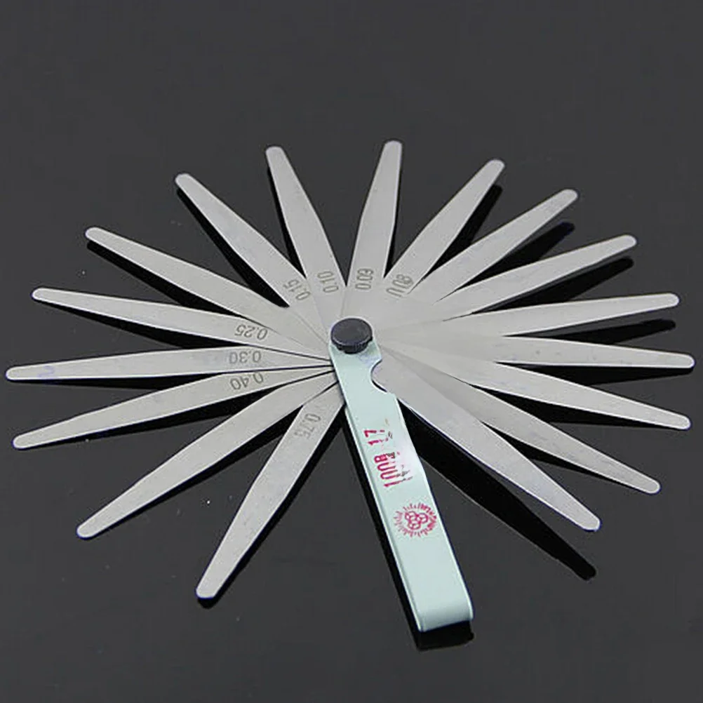1pc 0.02 do 1mm 17 grubość ostrza Gap Metric Filler Feeler Gauge narzędzie do pomiaru dla Feeler Gauge zawór Shim wykorzystanie zestawy narzędzi ręcznych — zdjęcie 2