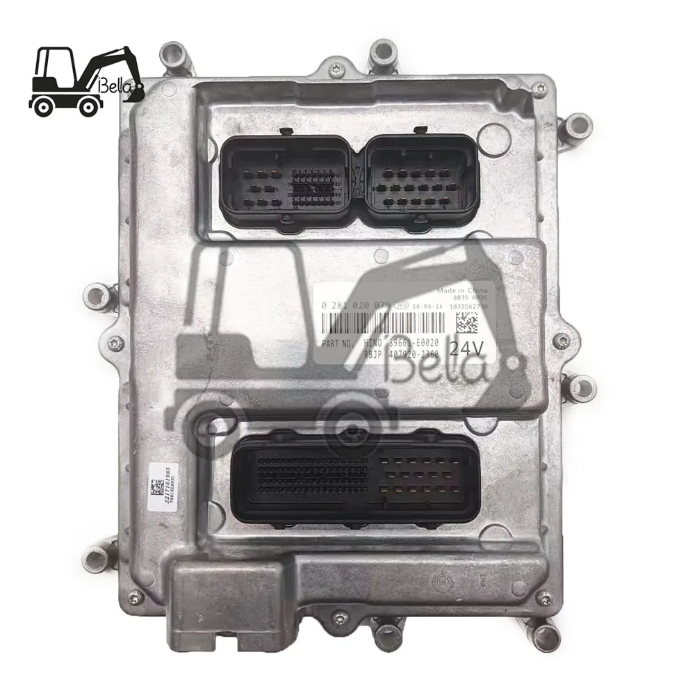 

Excavator ECU 0 281 020 079 0281020079 for hino 89661-E0020 RBJP 407920-2360 ECM engine controller unit module computer board