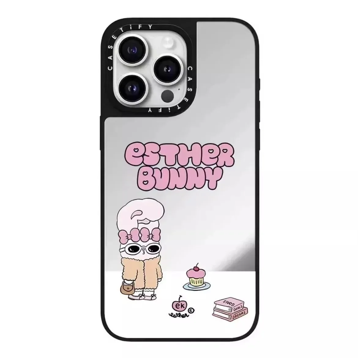 حافظة هاتف Esther Bunny ذات علامة تجارية مشتركة من MINISO لهاتف iPhone 16 Pro Max، Apple 15/14/13، كارتون 12، موديل شعبي