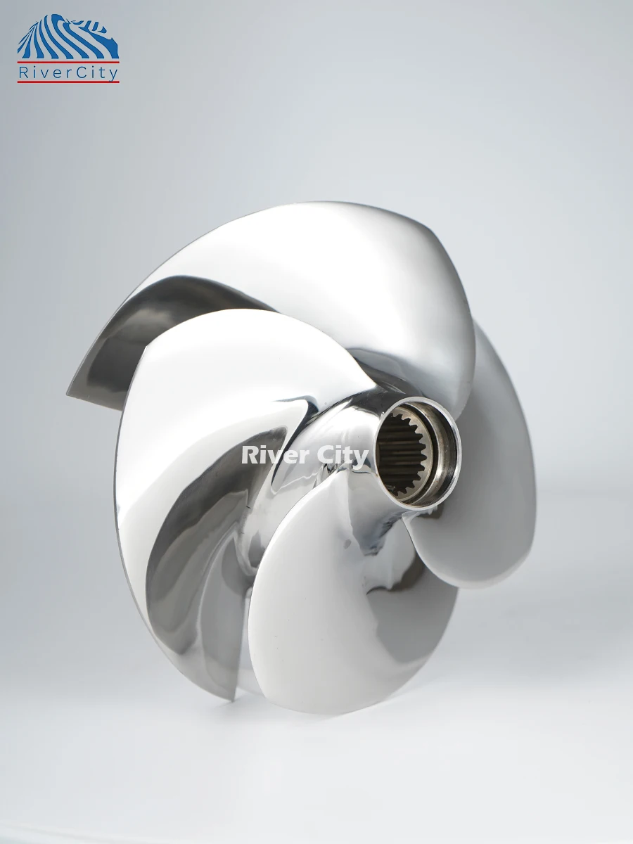Vervanging voor Seadoo GTX 4-tech Limited Supercharge 185HP Jet Ski Impeller SR-CD-12/20 155.5MM 4 Blades Gepolijst PWC Onderdelen - afbeelding 2