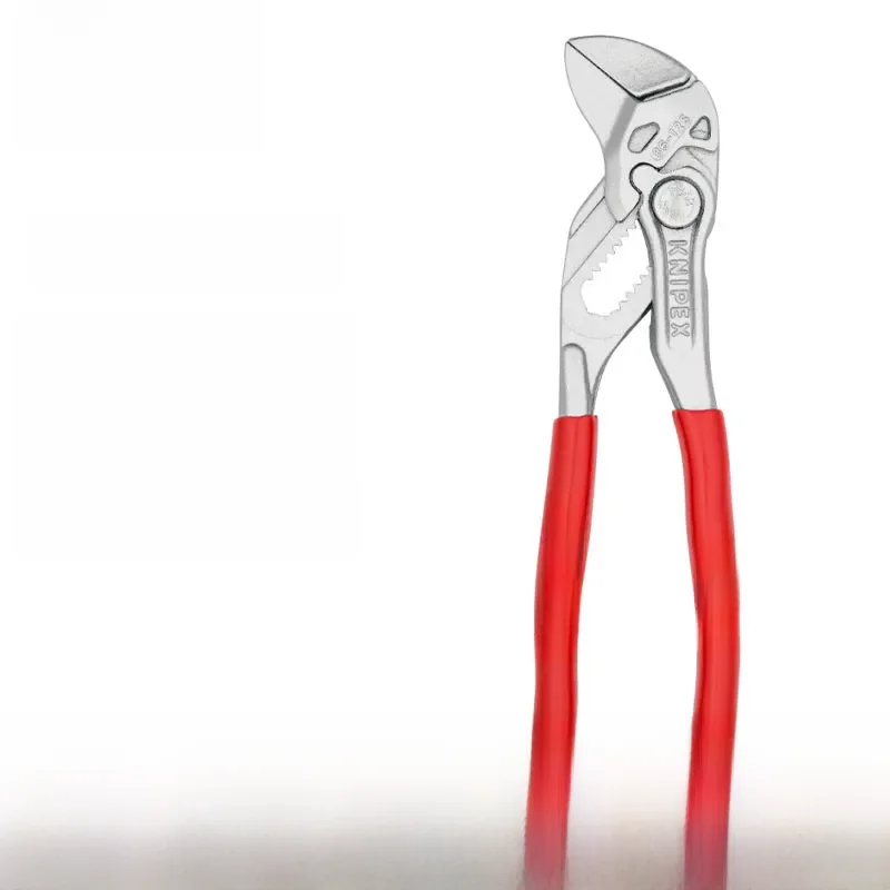 KNIPEX 86 03 125 Mini Pliers Wrench 5-Inch Fast Adjustment Chrome Steel Plier Multi-Function Gripping Holding Pressing Bending