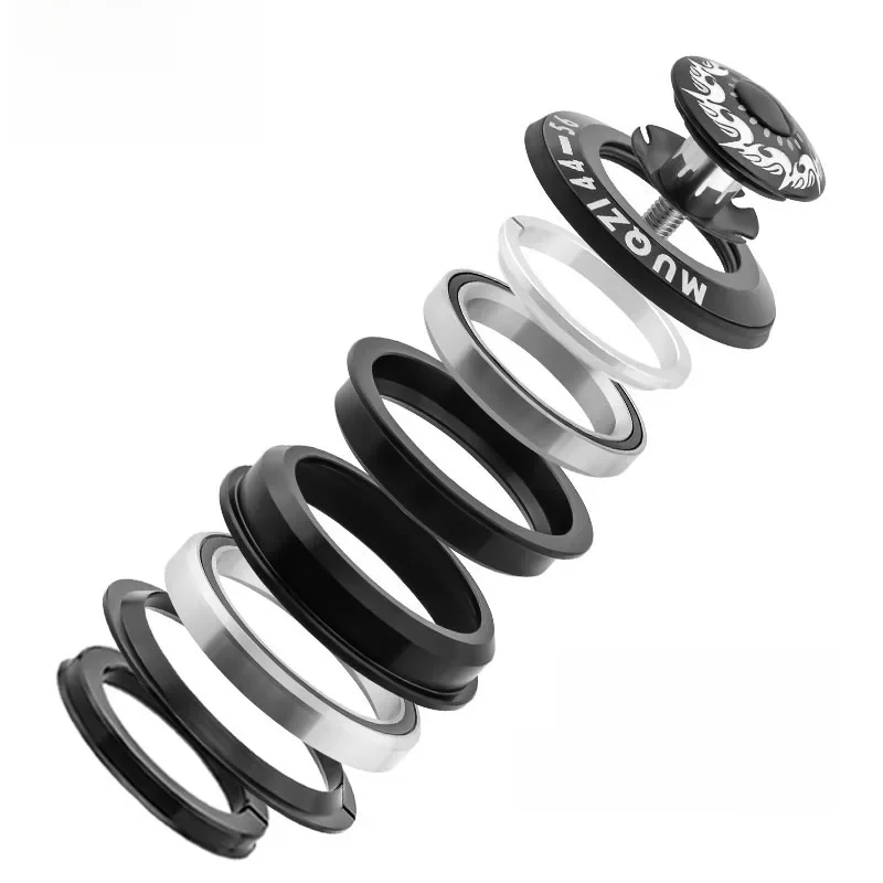 AliExpress MUQZI 44-56MM Integrated Headset MTB Road Bike 44mm 56mm Headset 28.6 Tapered Tube Straight Tube Fork