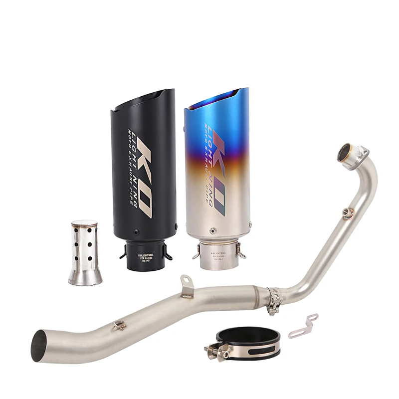 

For LIFAN KP mini150 2015-2025 Motorcycle Full Exhaust System Front Link Pipe Escape Moto Muffler DB Killer Stainless Steel