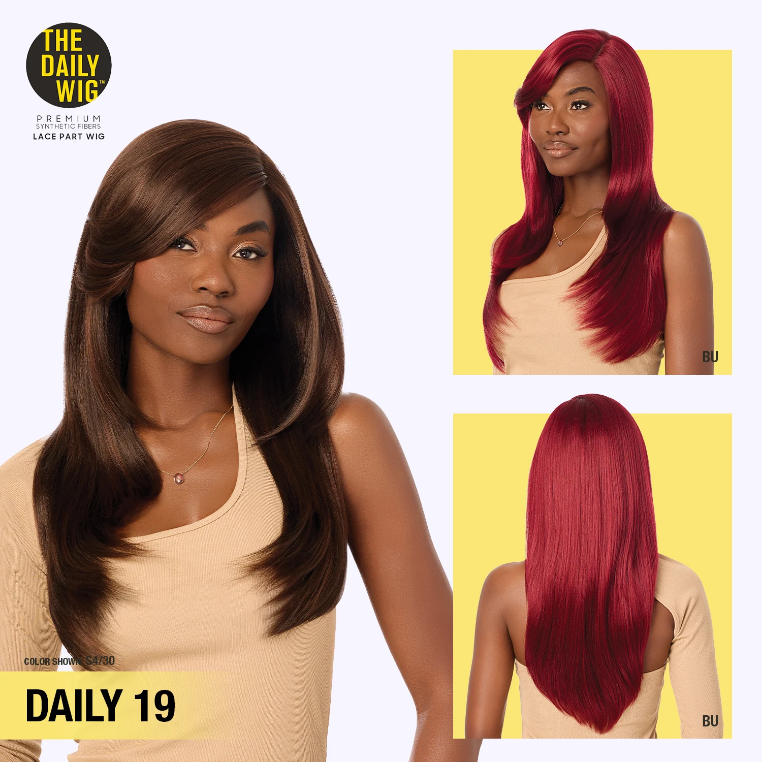 Outre The Daily Synthetic Wig Style N Dash 3" Deep Lace Part Wig Daily 19