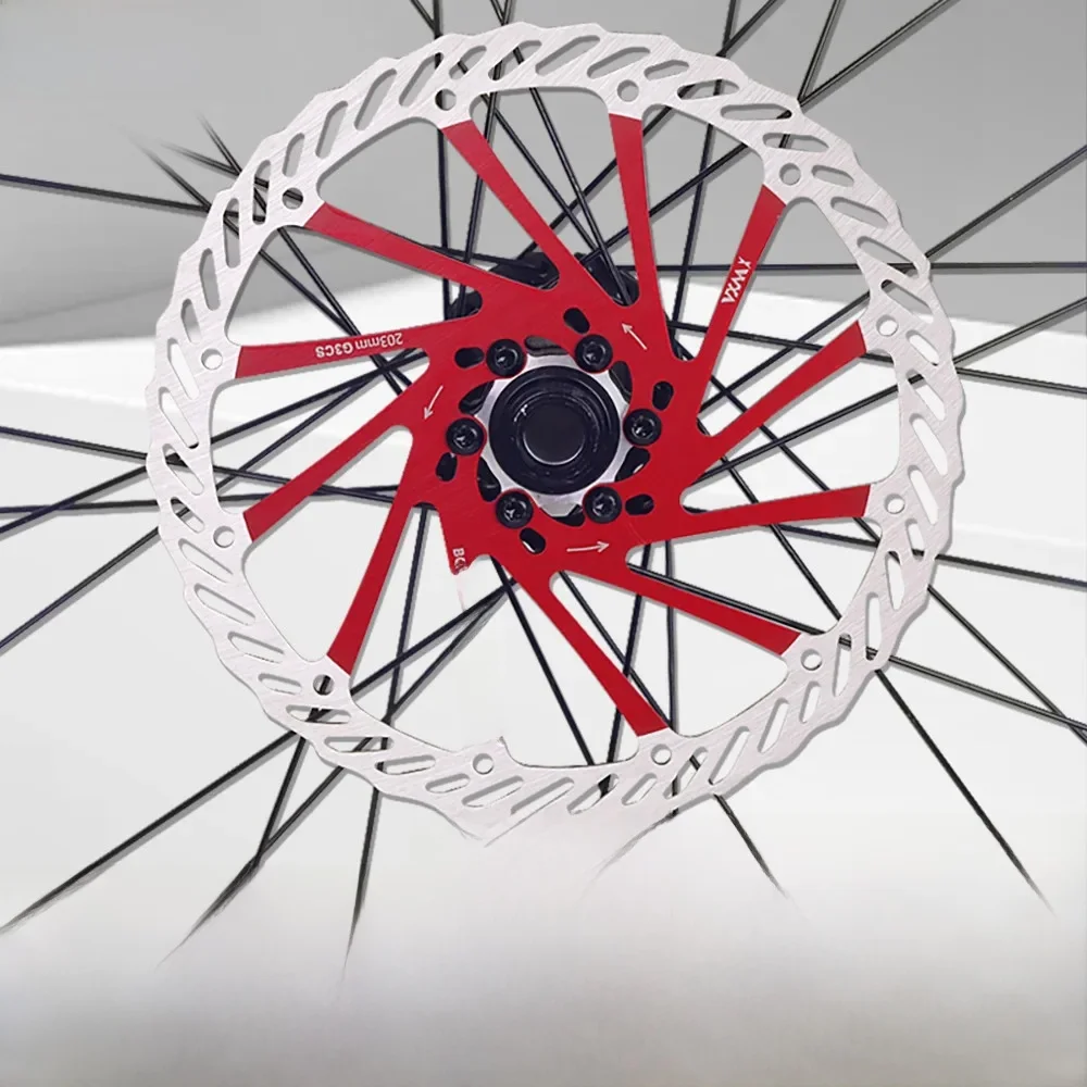 AliExpress VXM Bicycle Disc Brake G3CS Pads 160/180/203mm Road Cycling Multicolour Ultralight 6 Bolts MTB Bike Hydraulic Brakes Rotor Parts