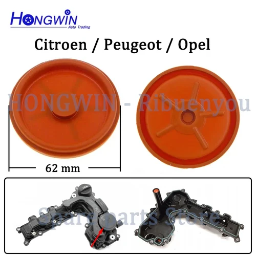 Membrana de cubierta de válvula PCV para Peugeot 208 308 408 508 Citroen Berlingo C3 C4 C5 Opel Mokka DS 1,2 THP HNP EB2ADT HN05 9811687980