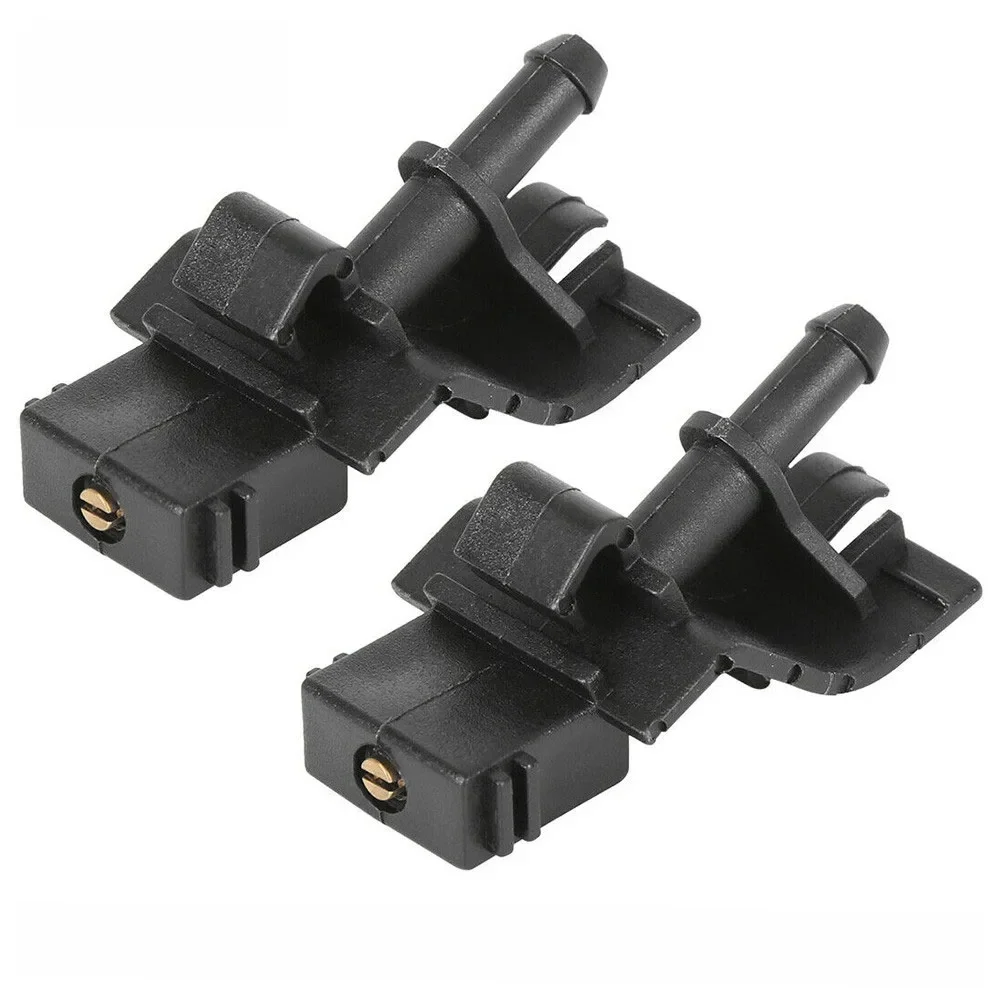 Buse de lavage de pare-brise 85381 – 12300, 2 pièces, Jet de pulvérisation pour Toyota, Corolla, Camry XV40 / Altis E140, pièces de voiture en plastique noir