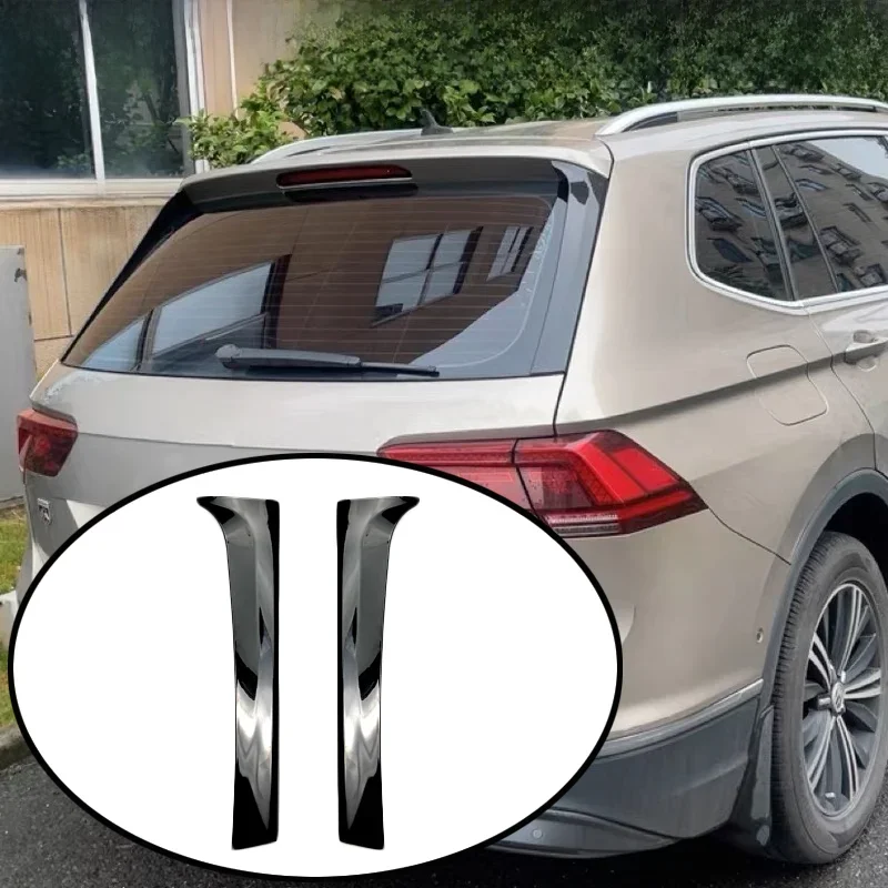 Becquet de fenêtre arrière de voiture, séparateur d'aile latérale, garniture adaptée aux accessoires Volkswagen VW Tiguan MK2 2017 2018 2019 2020 +