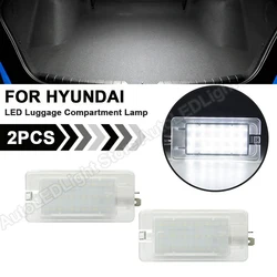 LED Trunk Glove Box Lights For Hyundai Accent Elantra Equus Sonata 2PCS White Cargo Lamps For Kia K900 Optima Rio Forte Amanti