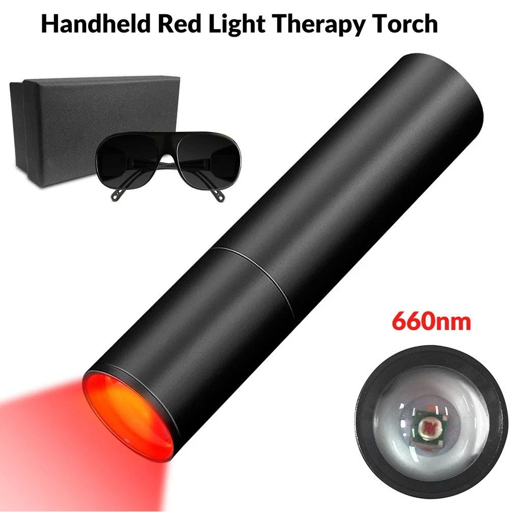 

Red Light Therapy Lamp Pain Relief 660nm Handheld Phototherapy Device for Knee/Back/Shoulder Pain Inflammation Muscle Repair