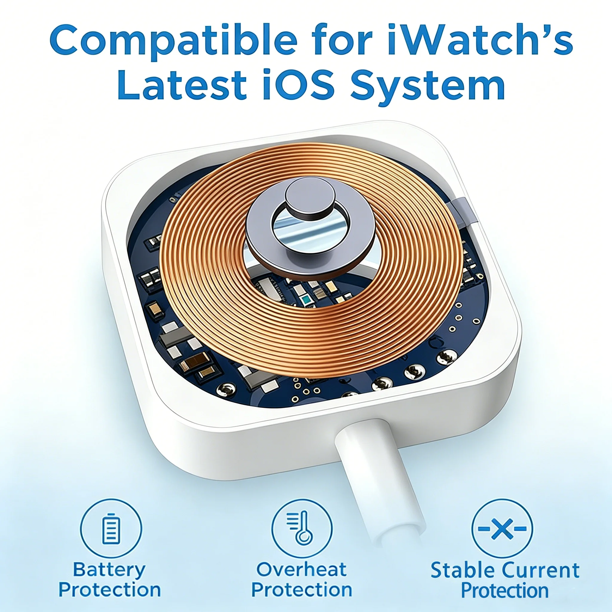 TIMESS Magnetic USB A TYPE-C Fast Watch Charger For IPhone Watch Series Ultra 11 10 9 8 7 6 Cable Charging For IWatch 4 3 2 1 SE image 2