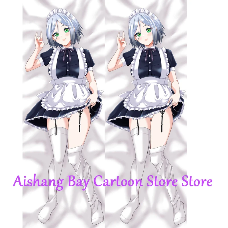 Anime Dakimakura Pillow Fox Ears 2-Side Print Pillowcase Hugging Body Cushion Cover Otaku Waifu