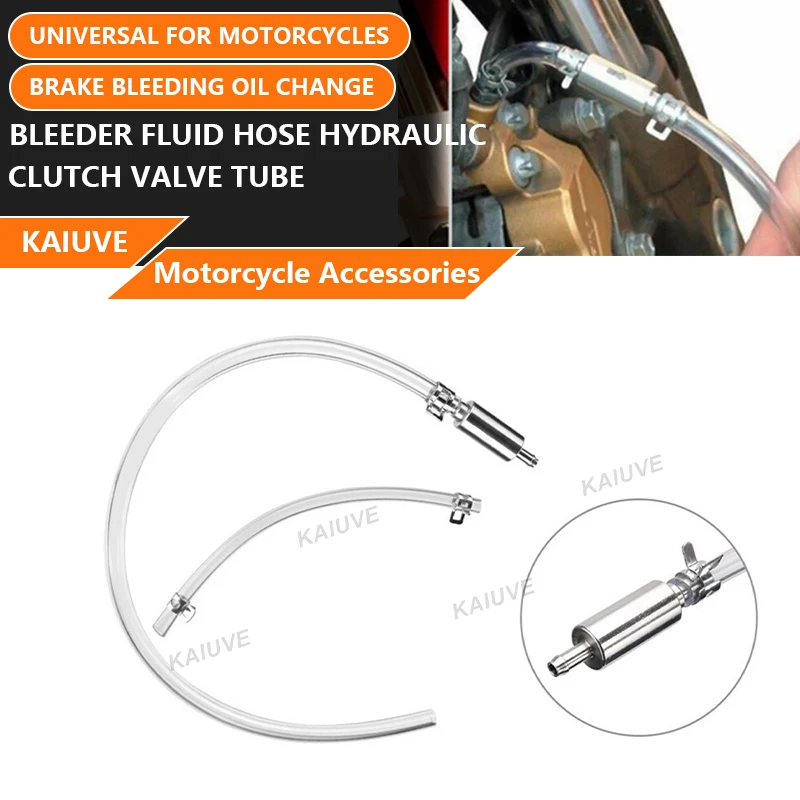 Car Motorcycle Brake Bleeding Oil Change Pump Tool Bleeder Fluid Hose Hydraulic Clutch Valve Tube Set Pit Dirt Bike Accessories