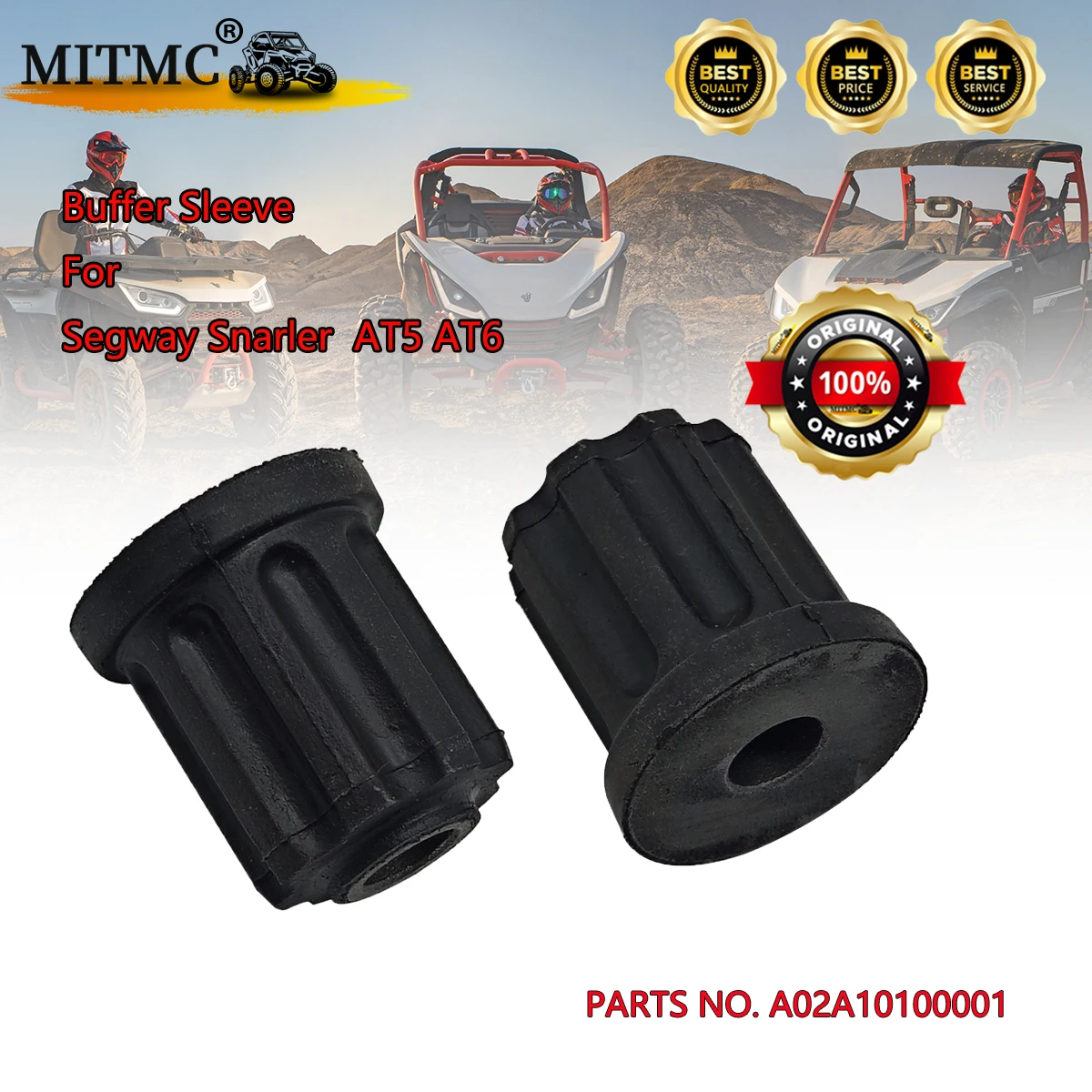 

2Pcs Original Buffer Sleeve For SEGWAY Snarler AT5 AT5L AT5S AT6 AT6L AT6S ATV A02A10100001