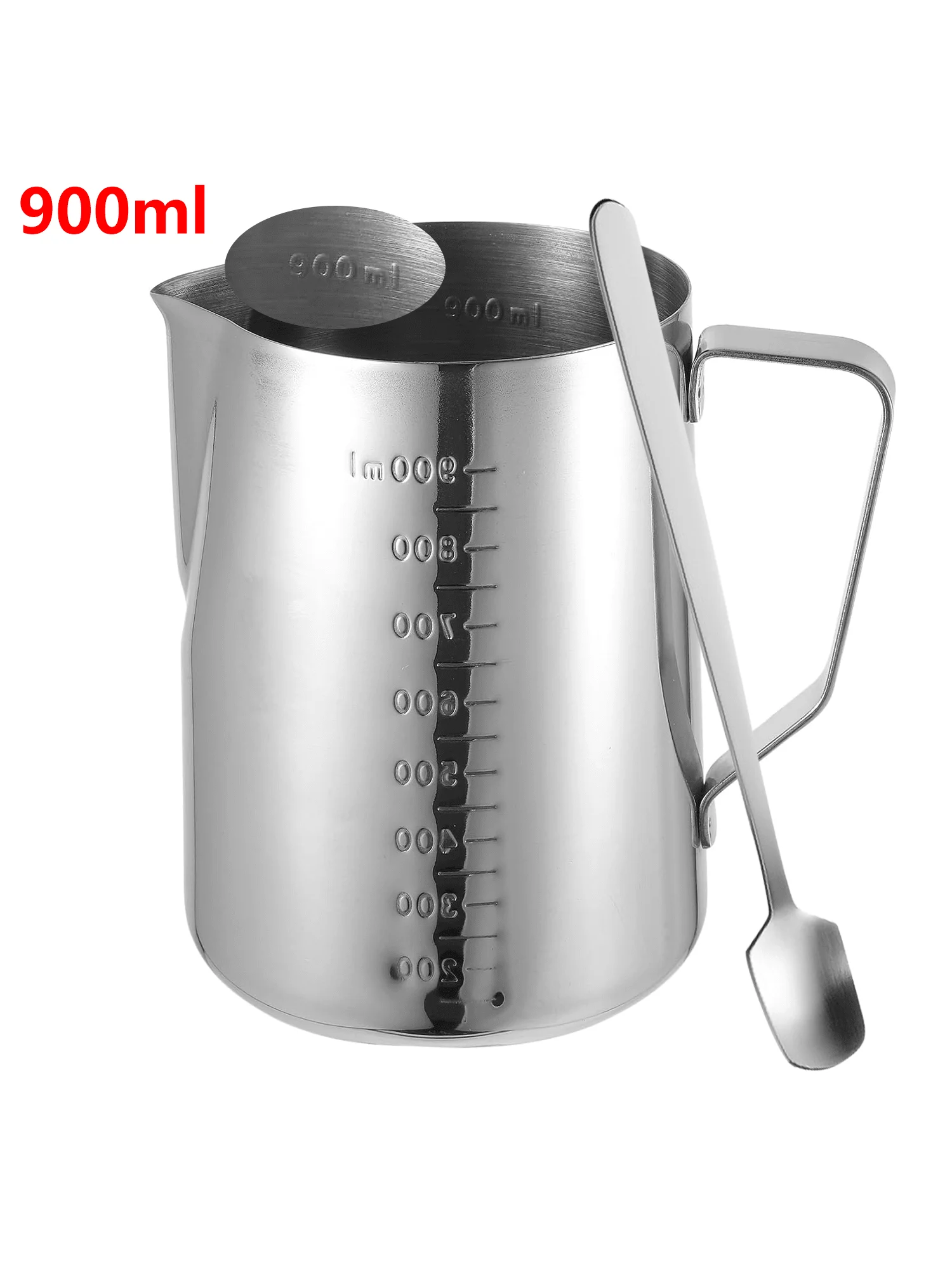 Olla para derretir cera de vela de 900 ml con cuchara alta - Olla y cuchara para hacer velas de acero inoxidable - Olla para derretir cera de vela para suministros para hacer velas - Olla para derretir velas - Olla para verter velas