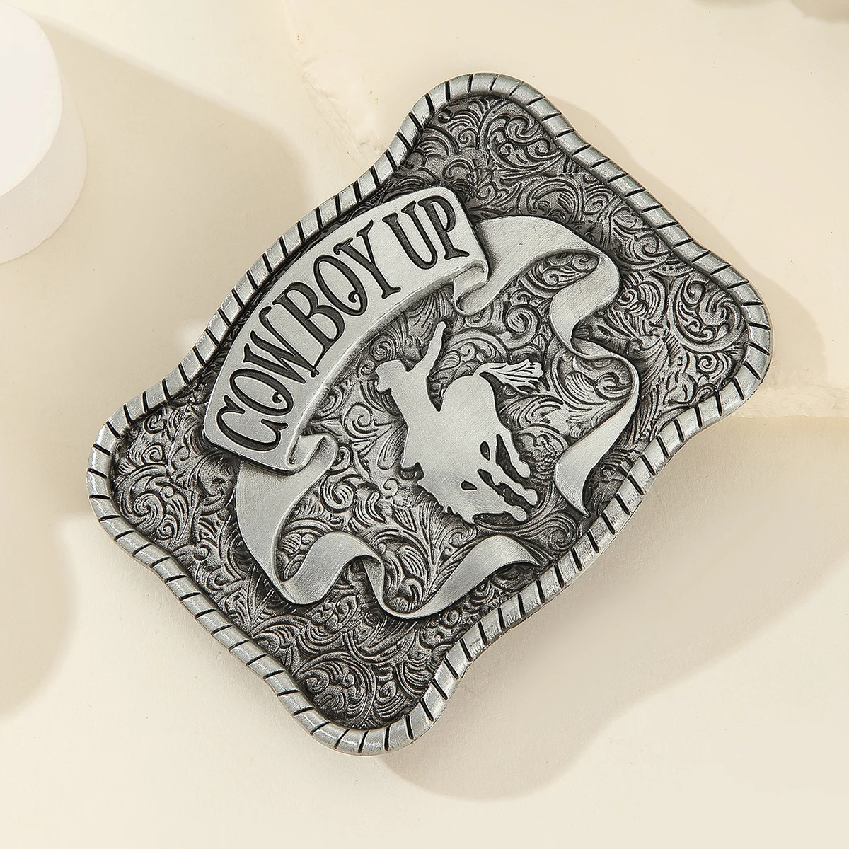 1PC Western Cowboy Belt Buckle Unisex Detachable, Perfect Gift Ideal Choice