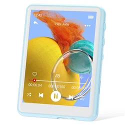64GB MP3 Player 2.4-inch Full Touchscreen with Bluetooth 5.0 Portable HiFi Lossless Sound with Speaker Headphones