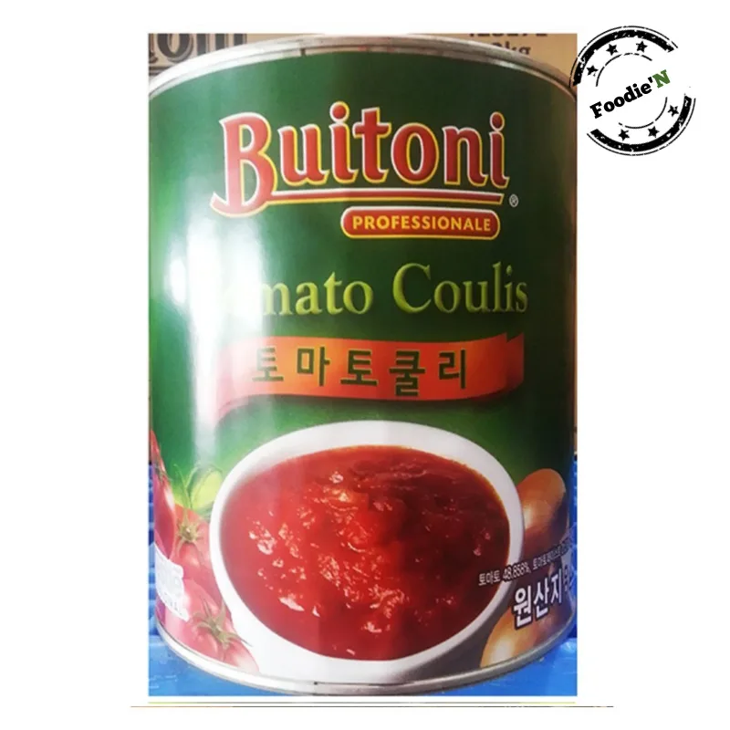 3kg of buitany tomato coulis/1 Can 6 cans/footy and food mall