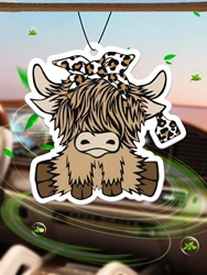 Cartoon Highland Cow 