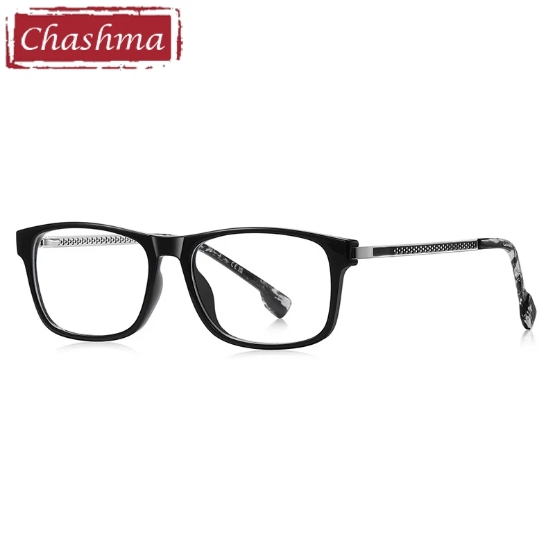 Chashma Prescription Glasses Men Optical Wide Face Spring Hinge Eyeglasses Frames Women Spectacles for Recipe Lenses Eyewear