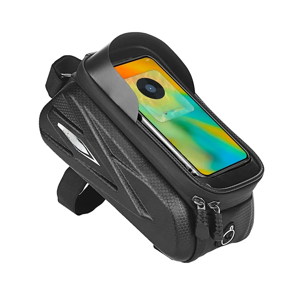 AliExpress OFFBONDAGE Phone Hard Case Waterproof Reflective Large Capacity Top Tube Bag Mtb Road Bicycle Saddle Bag Head Bag Front Beam Bag