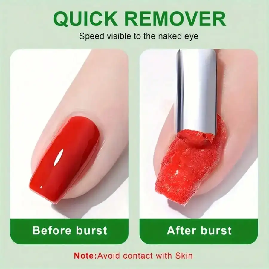 7.5ml 매직 패스트 네일 젤 폴리쉬 리무버 클린 UV 소크 오프 세미 퍼머넌트 바니쉬 네일 아트 리무벌 도구 매니큐어