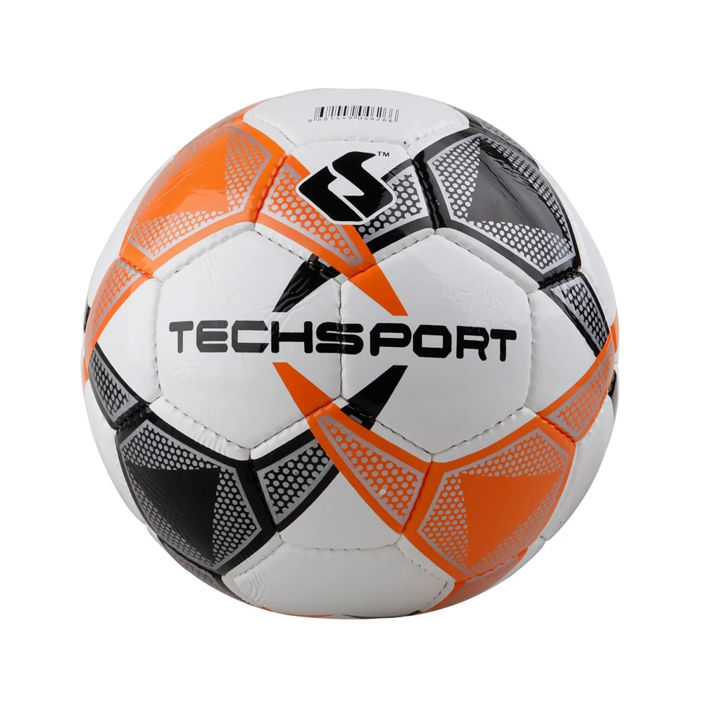 Techsport-balón de fútbol de alta durabilidad, cosido a mano, pelota de entrenamiento, liga deportiva, color Naranja