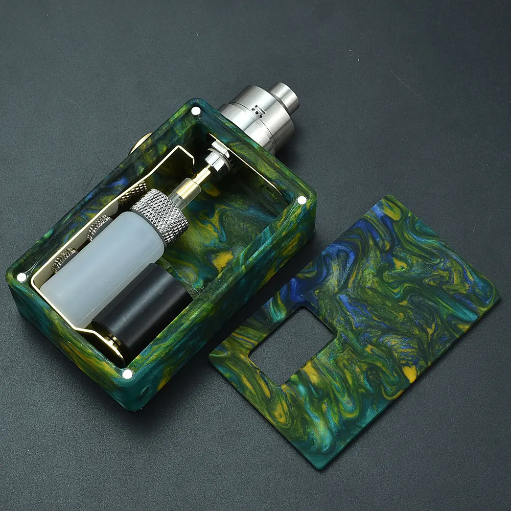 Imagem -03 - Material de Resina para Vape Mod Caixa Mecânica Vbs Iron Mod Squonk Mod 22 mm 316 ss Tank ss 18650 20700 6.5ml Nisshoku Rda