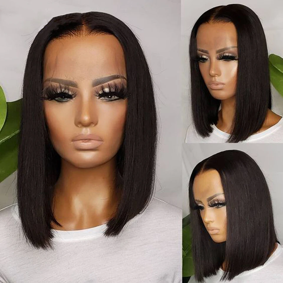 Straight Glueless Wig HD 13x6 Lace Frontal Wig Human Hair 4x4 HD Transparent Lace Front Closure Human Hair Wigs on Sale