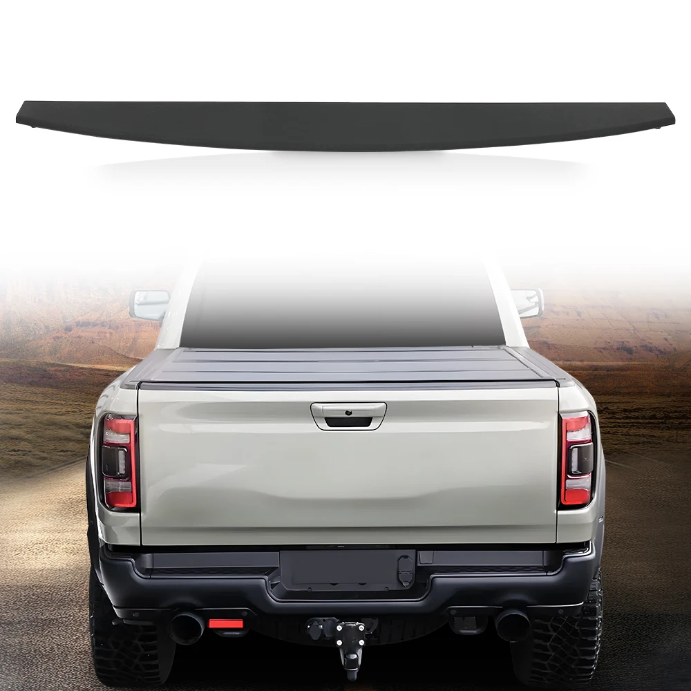 

Tailgate Spoiler Cap Black 68364364Aa Fit for 2019-2022 Ram 3500 2500 Textured Black Plastic