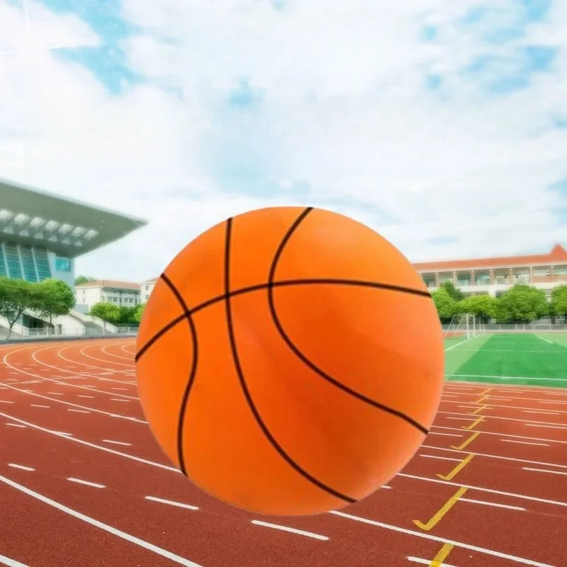 Mousse basket-ball enfants basket-Ball silencieux rebondissant muet balle silencieuse rebond compressible muet rebondissant basket-Ball