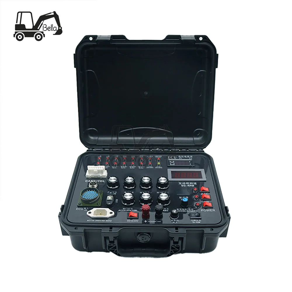 Multi Functional Diesel Engine  ECM Test Bench For Cummins Caterpillar Volvo Isuzu Doosan Controller Unit Module With Two Cables