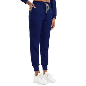 גברים גברים גברים נשים סקראב רפואי עבודה תחתית יוניסקס מתיחה יופי מכנסיים מרפאת רופא אחות מכנסיים