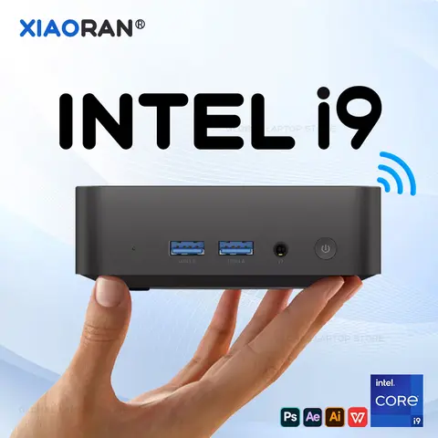 Mini PC Computer Intel Core i9 8950HK Windows 11 Small Pocket Computer 16GB RAM 1TB SSD Type-C 4K 60Hz Mini Desktop PC Gaming