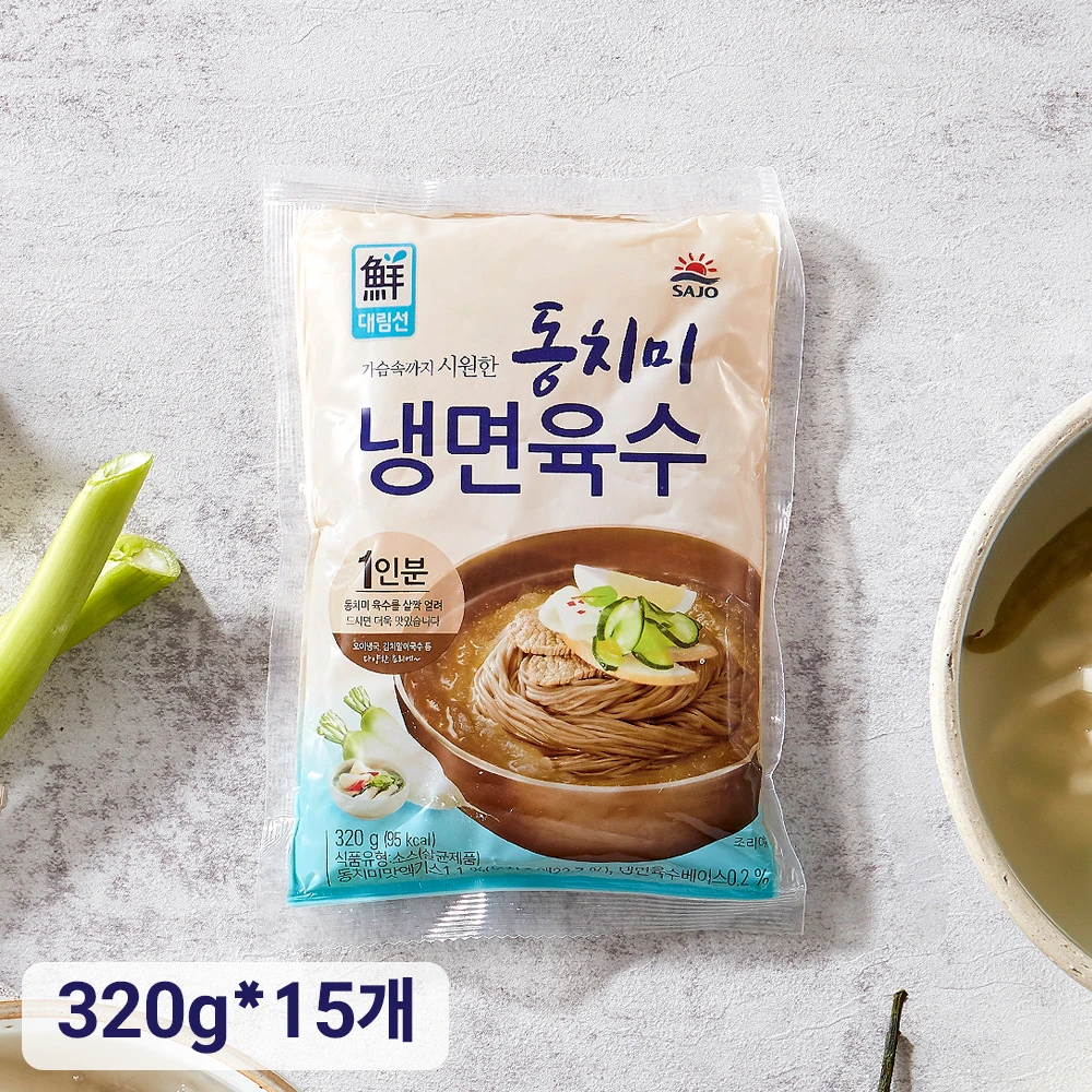 [Sjo Official Shop] 320g * 15 pieces of Chimi Cold Nmyeon, Dongdong, Darim