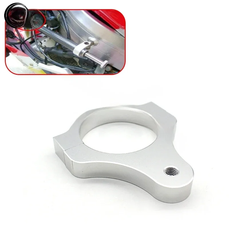 AliExpress ACZ Silver Accessories Aluminum Steering Damper Fork Frame Mounting Clamp Bracket Foot Fixer for Motorcycle Bike Modification