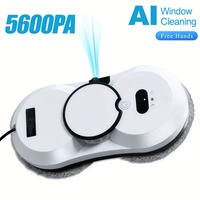 Window Cleaning Robot 5600PA large Suction Electric Spray Window Cleaning Robot Fall Prevention Remote Cleaner