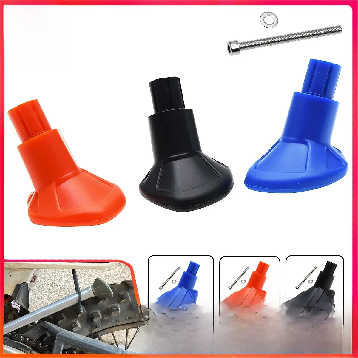 Béquille latérale de stationnement avec kit de ressort, béquille de stationnement, KTM Husqvarna TE FE EXC EXC EXCF XC XCW XCF XCFW 150-450 500 530 Six Denci