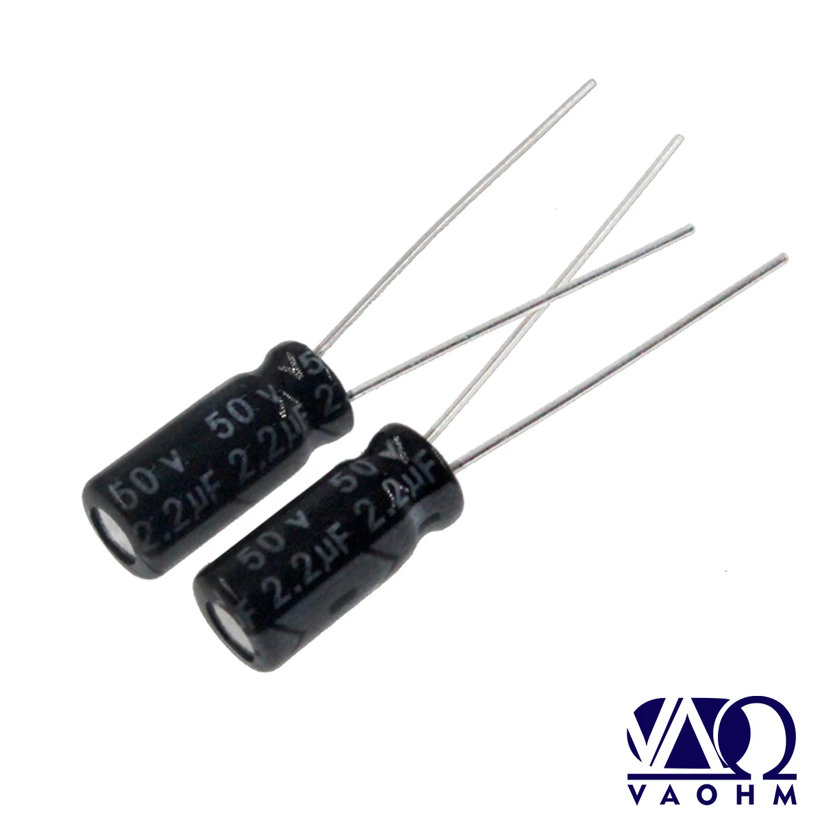 50PCS 0.47uF 0.1uF 0.22uF 0.33uF 0.47uF 1uF 2.2uF 3.3uF 4.7uF 10uF 50V Aluminum Electrolytic Capacitor 4*7MM