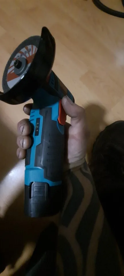 HILDA 12v Mini Angle Grinder Rechargeable Grinding Tool Polishing Grinding Machine For Cutting Diamond Cordless Power Tools photo review