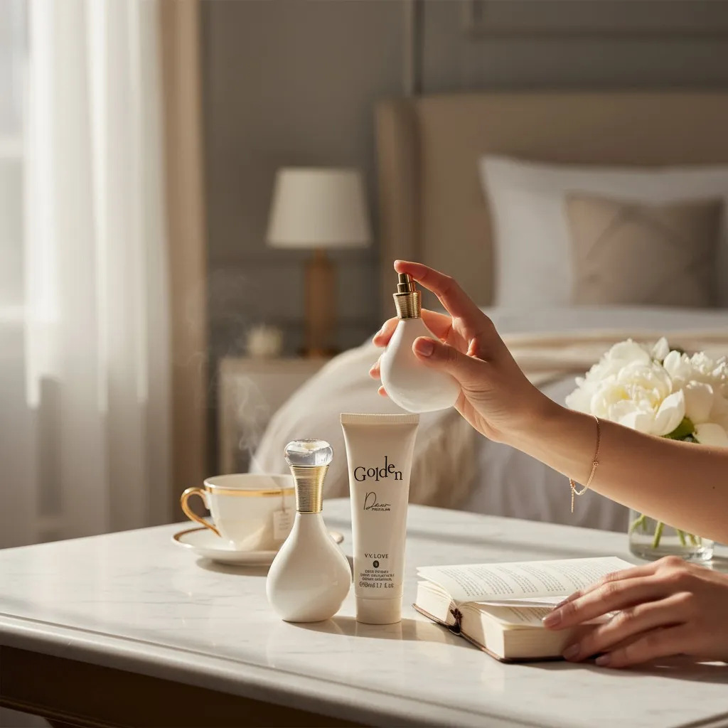 عطر 50 مل ومجموعة لوشن الجسم 50 مل للنساء