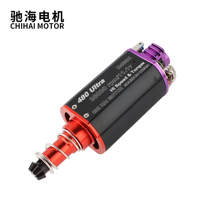 Chihai Motor CHF-480Ultra-14TPA 38K High Torque Large Silver Brush N45SH NdFeB Magnet CNC Upgraded Airsoft Motor