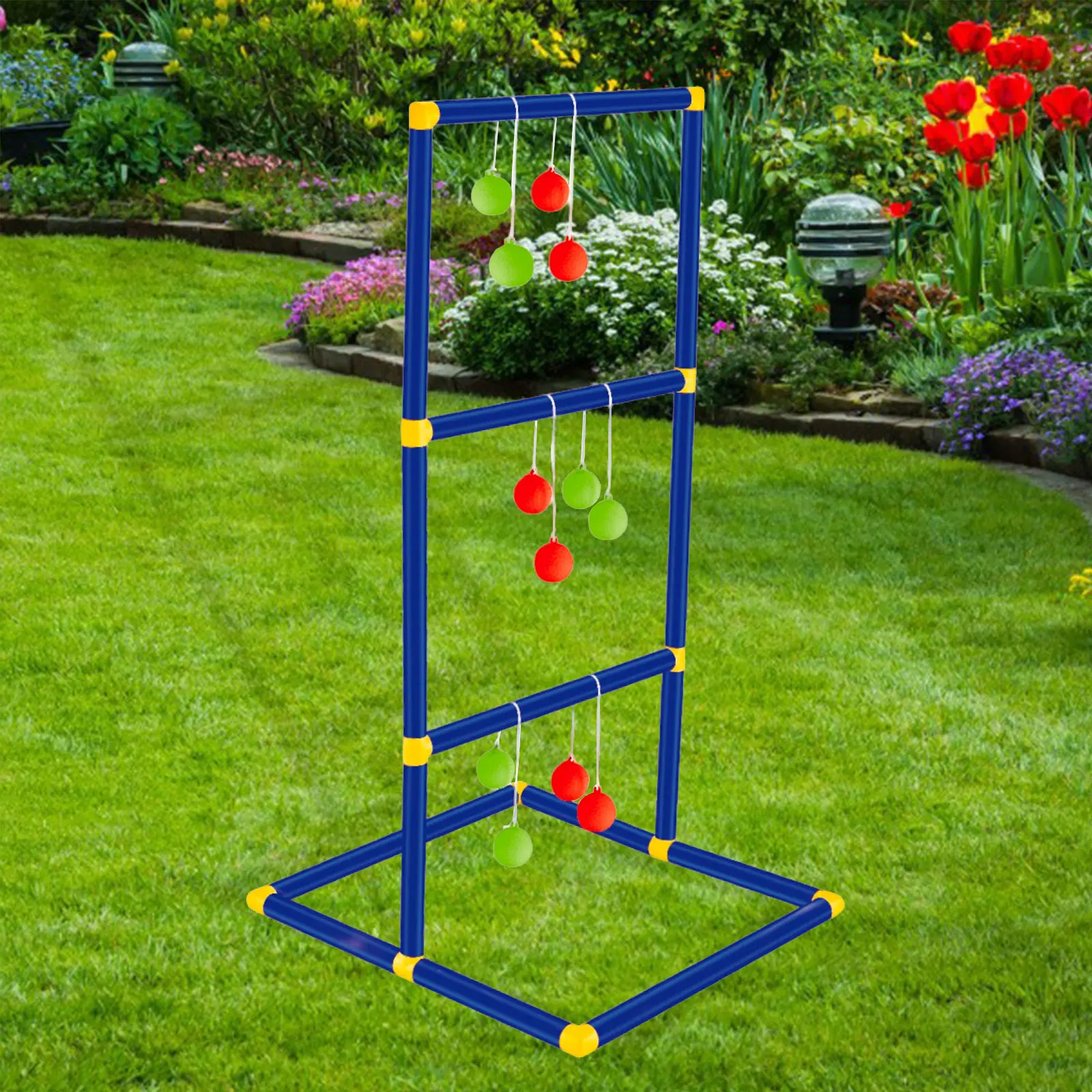 はしごボールトスゲームセット 芝生裏庭用 家族インタラクティ - Ladder Toss Set のレビューと価格
